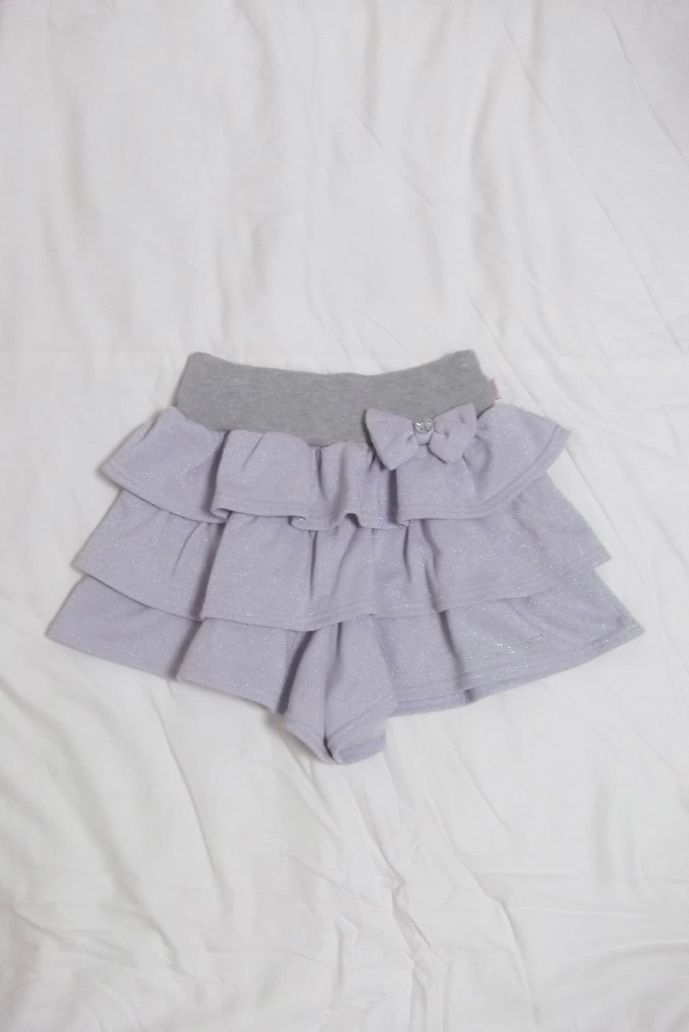 히메갸루 큐빅 리본 캉캉 프릴 미니스커트 일본 빈티지 로리타 상품이미지1