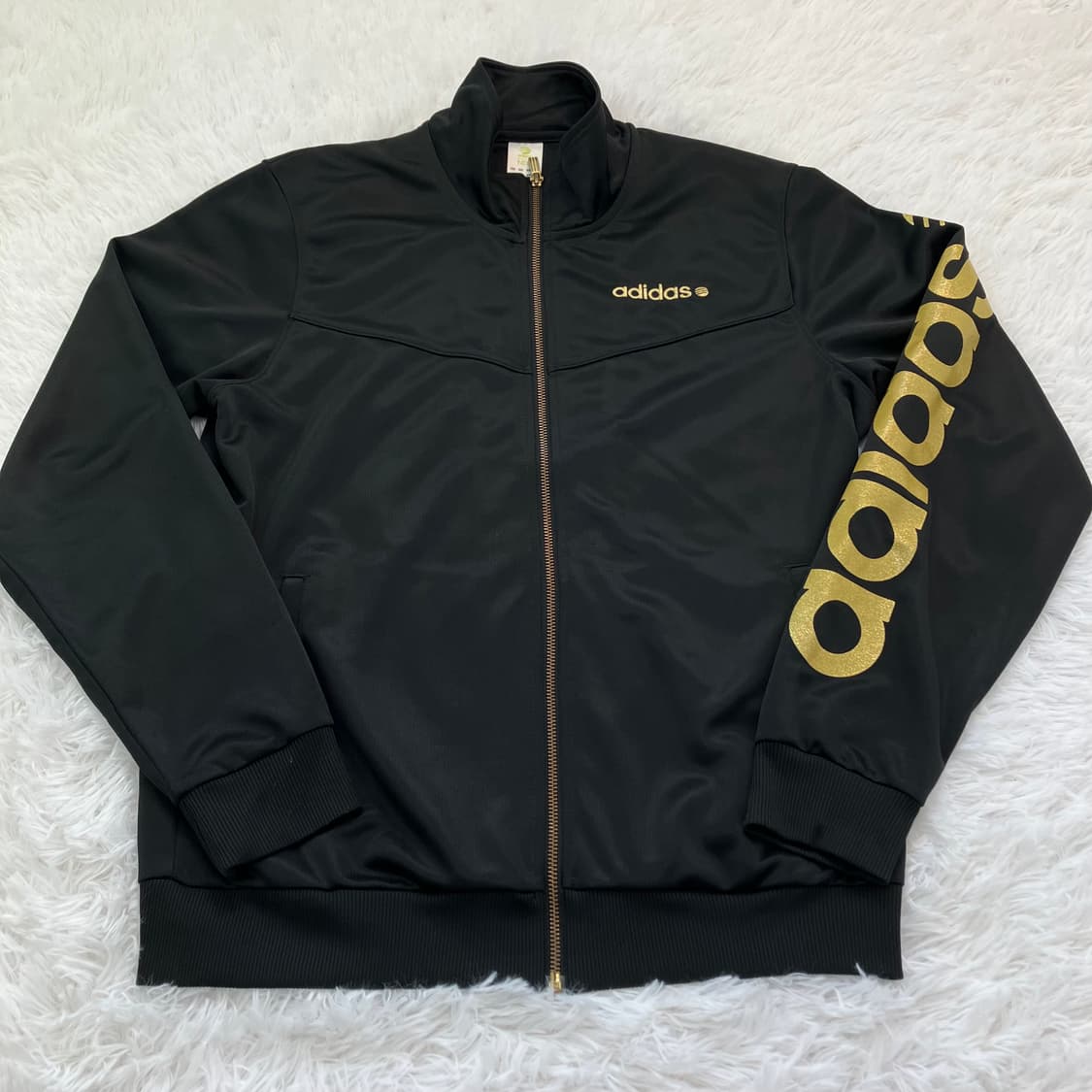 아디다스 골드 레터링  저지 763 y2k 스트릿 갸루 펑키 일본빈티지  상품이미지1