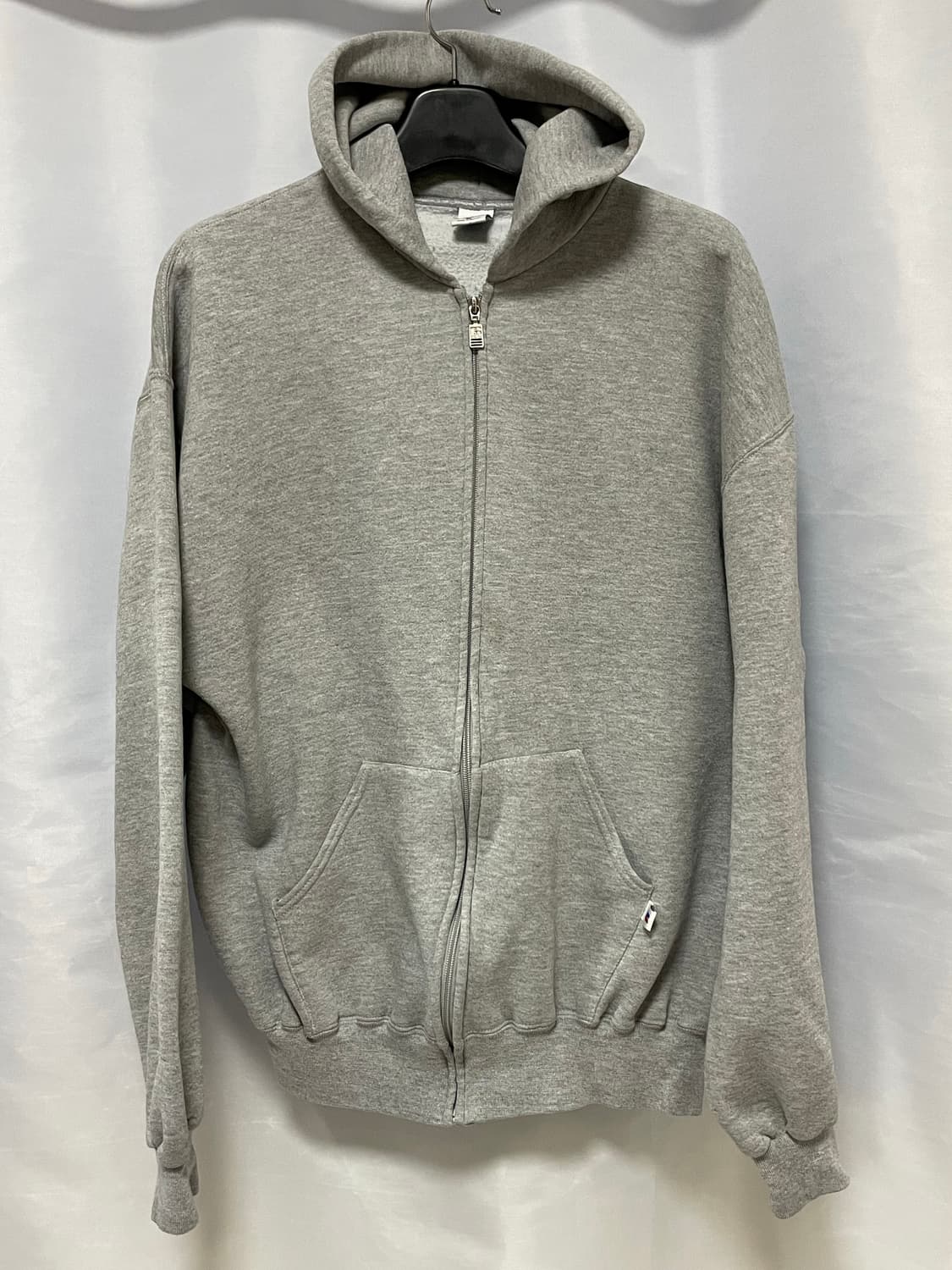 [D.O Vtg] 90s 러셀 50/50 후드 집업 그레이(XL) 상품이미지2