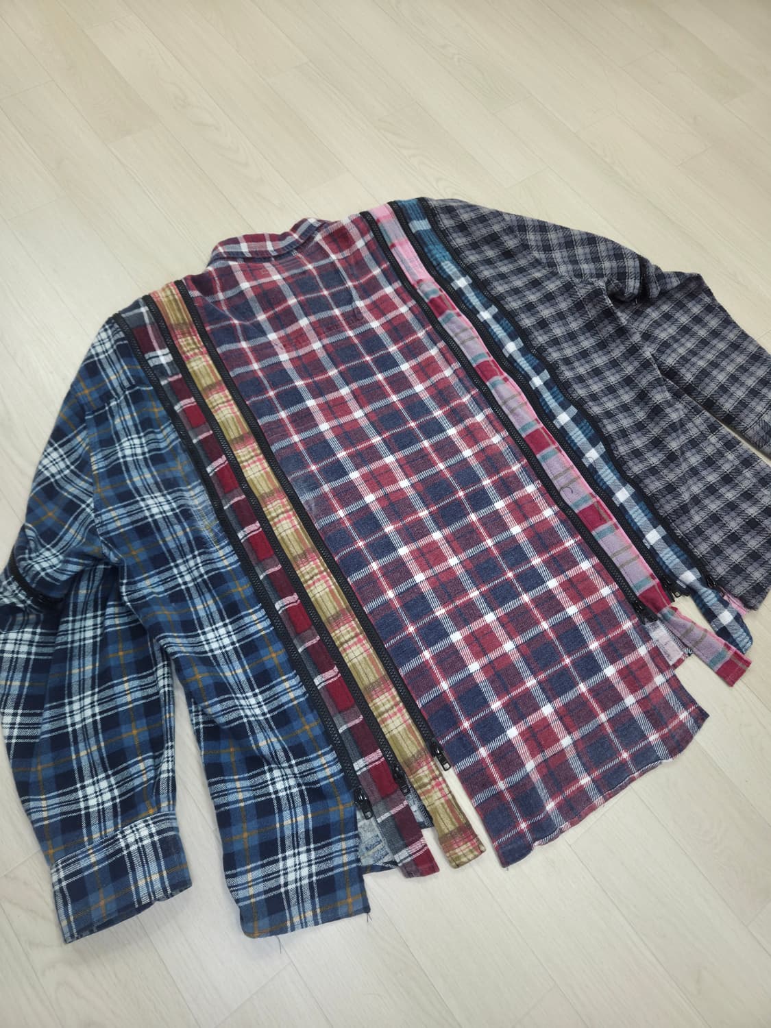 리빌드 바이 니들스 7컷 지퍼 와이드 셔츠 상품이미지3