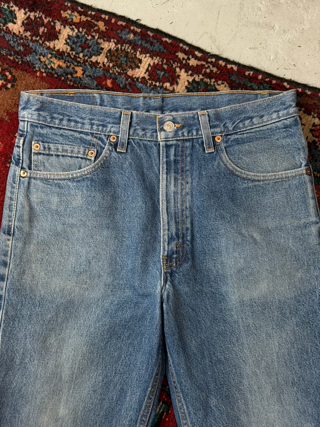 90's USA 빈티지 리바이스 517 부츠컷 플레어진 상품이미지5
