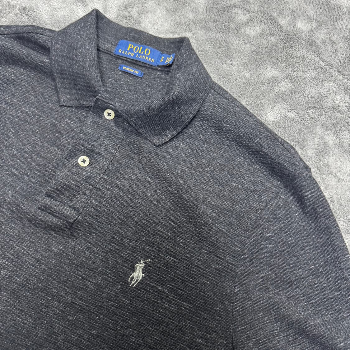 폴로랄프로렌 차콜 반팔 카라티 클래식 핏 s 상품이미지3