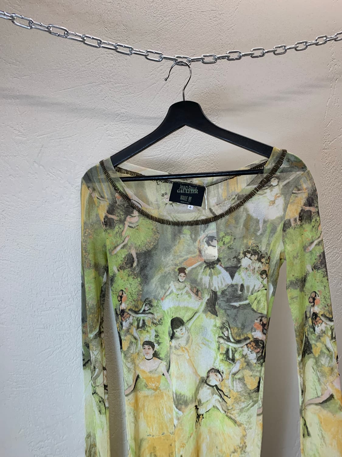 장폴코티에 발레리나 프린트 메쉬 탑  상품이미지2