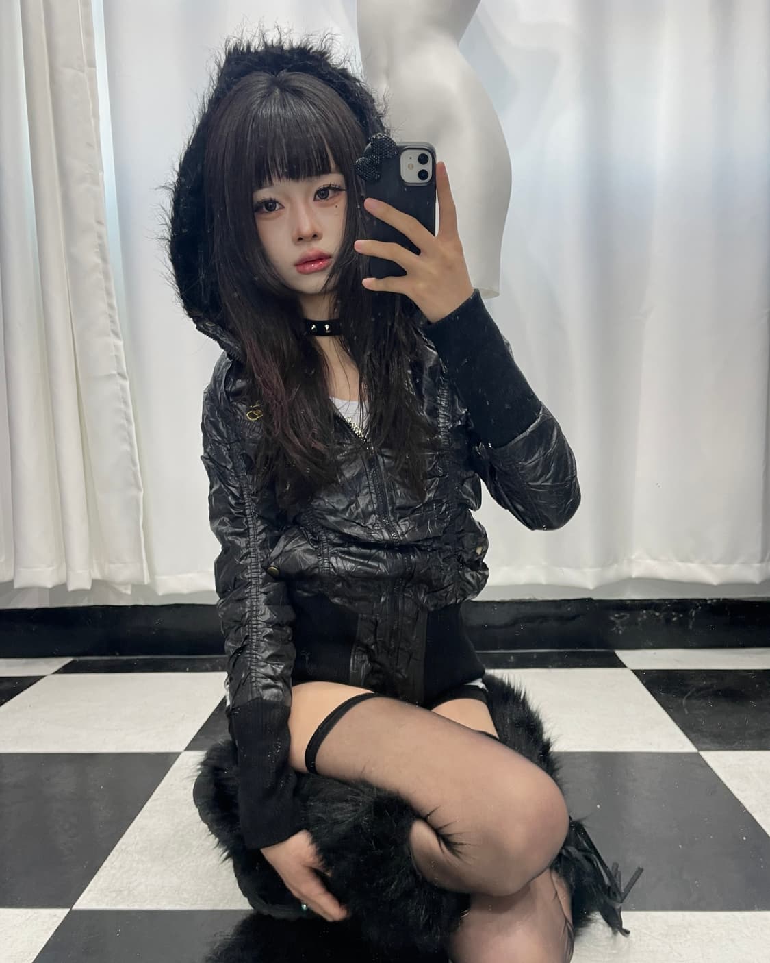 🎸블랙 글로시 자켓🎸 상품이미지4