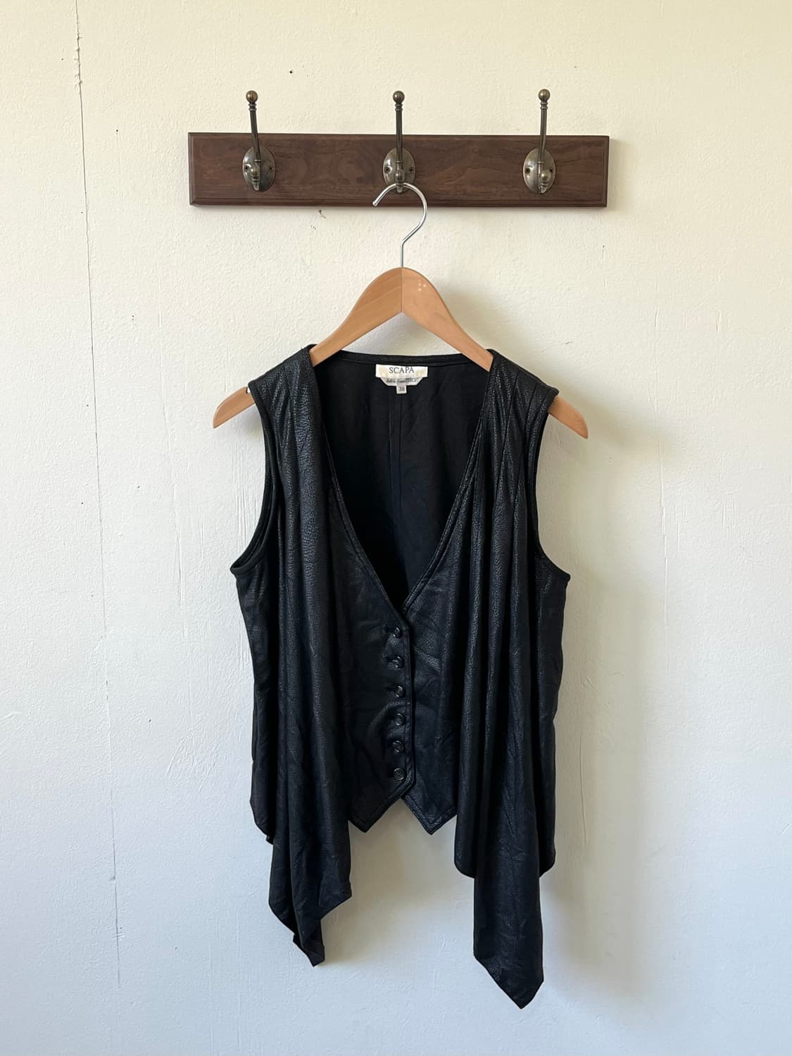 SCAPA 레더 더블 베스트 상품이미지1