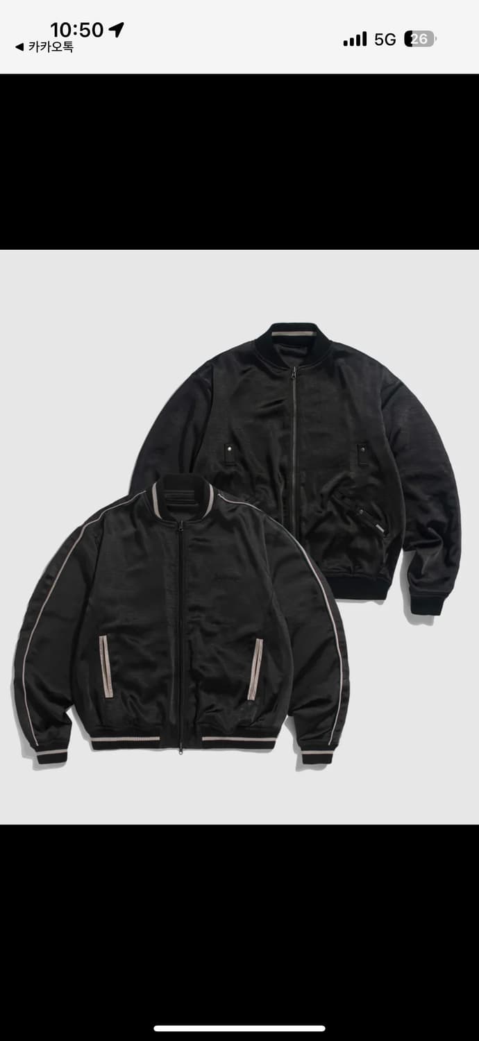 에스피오나지 Reversible Souvenir Jacket Black 상품이미지5