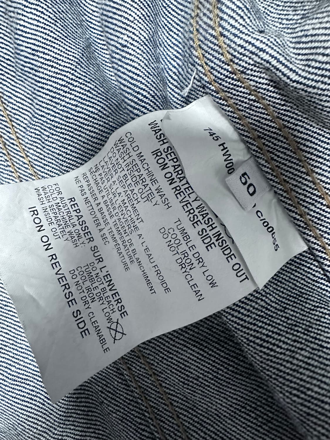 헬무트랭 03 s/s 아카이브 라인 레더 슬리브 자켓 GD착용 상품이미지6