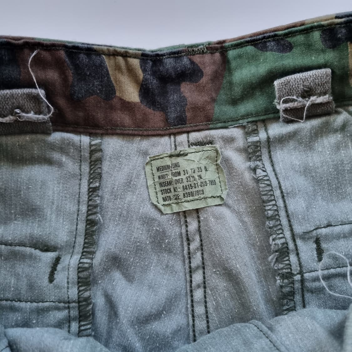 미군 오리지널 우드랜드 팬츠 상품이미지7
