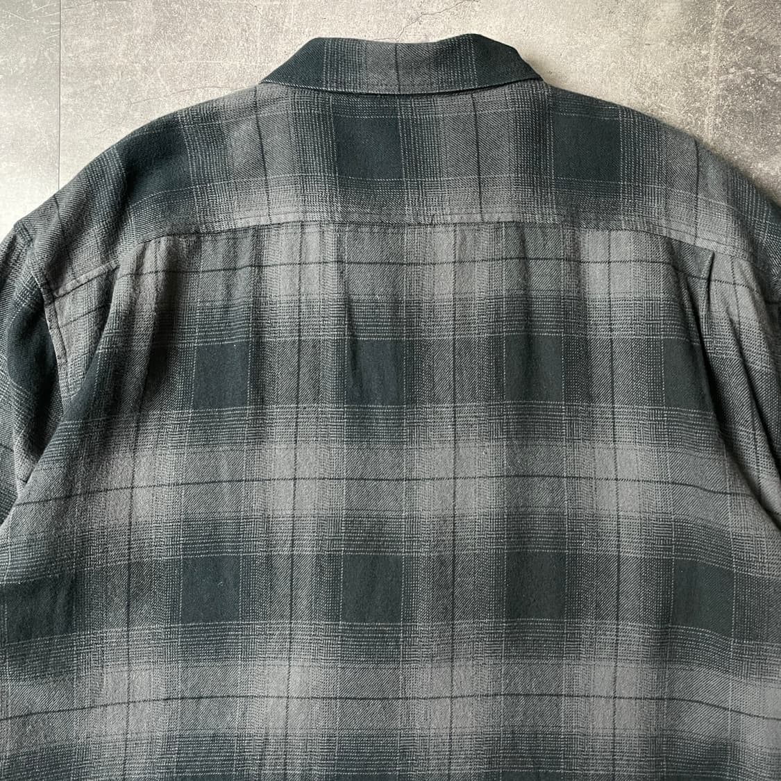 VANS 반스 빈티지 그레이 체크 코튼 셔츠자켓 A00451 상품이미지7