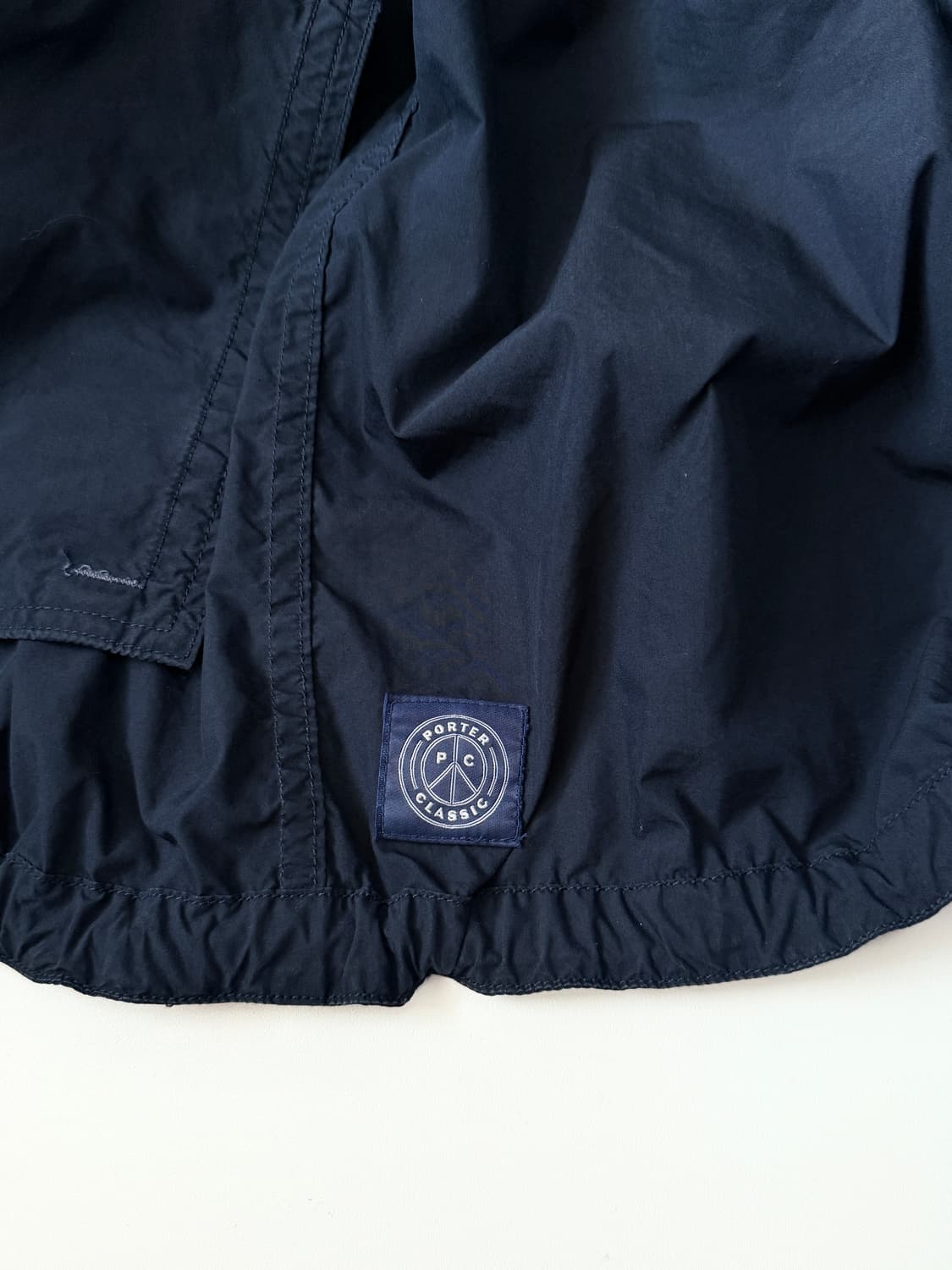 Porter classic C/N 셔링 셔츠자켓 네이비 상품이미지9