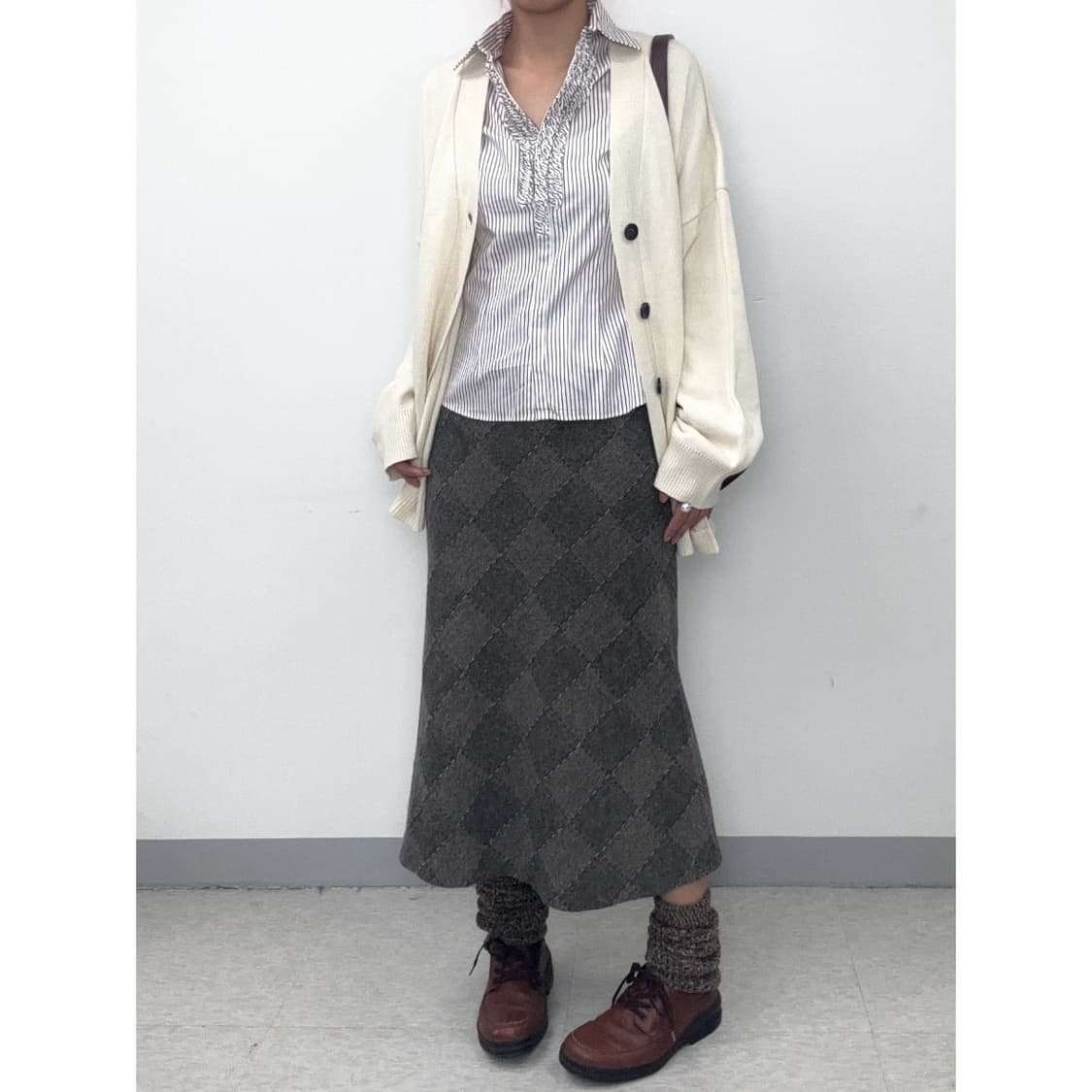 빈티지 울 스커트 상품이미지1