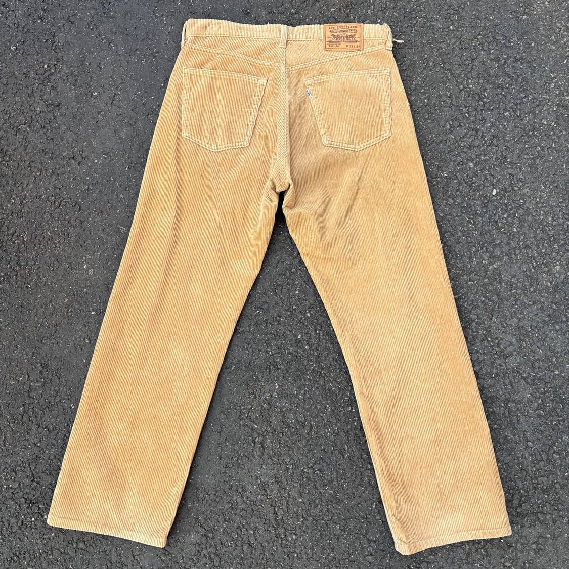 90년대 일본 리바이스 512 코듀로이 팬츠 상품이미지5