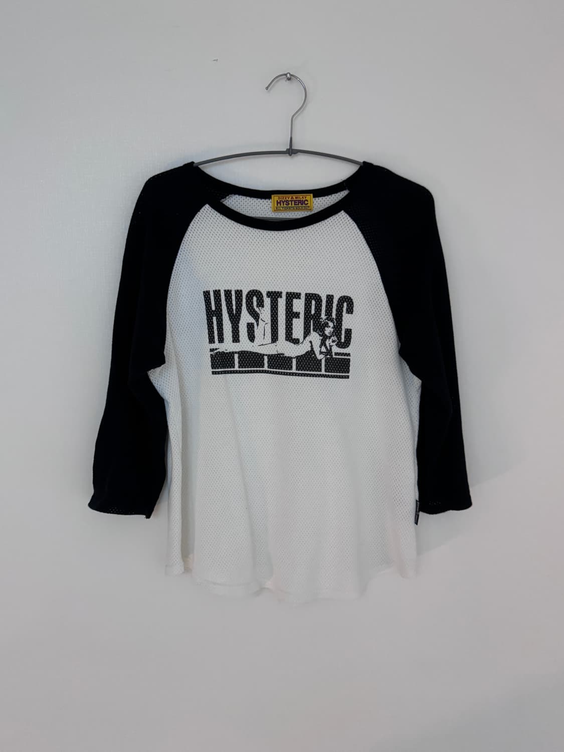 Hysteric glamour 7부 래글런 슬리브 티 상품이미지1