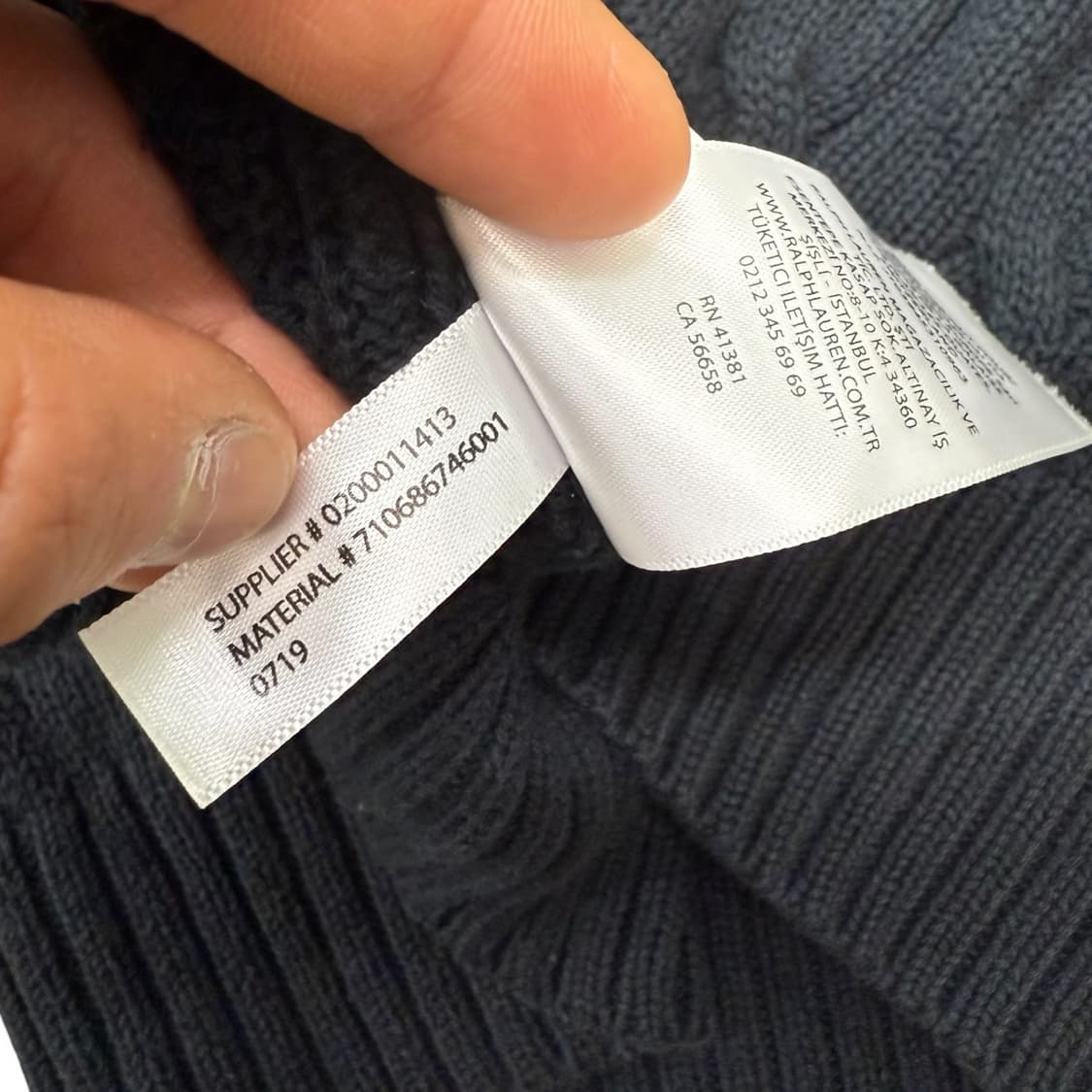 폴로 랄프로렌 꽈배기 니트 r1994  상품이미지8