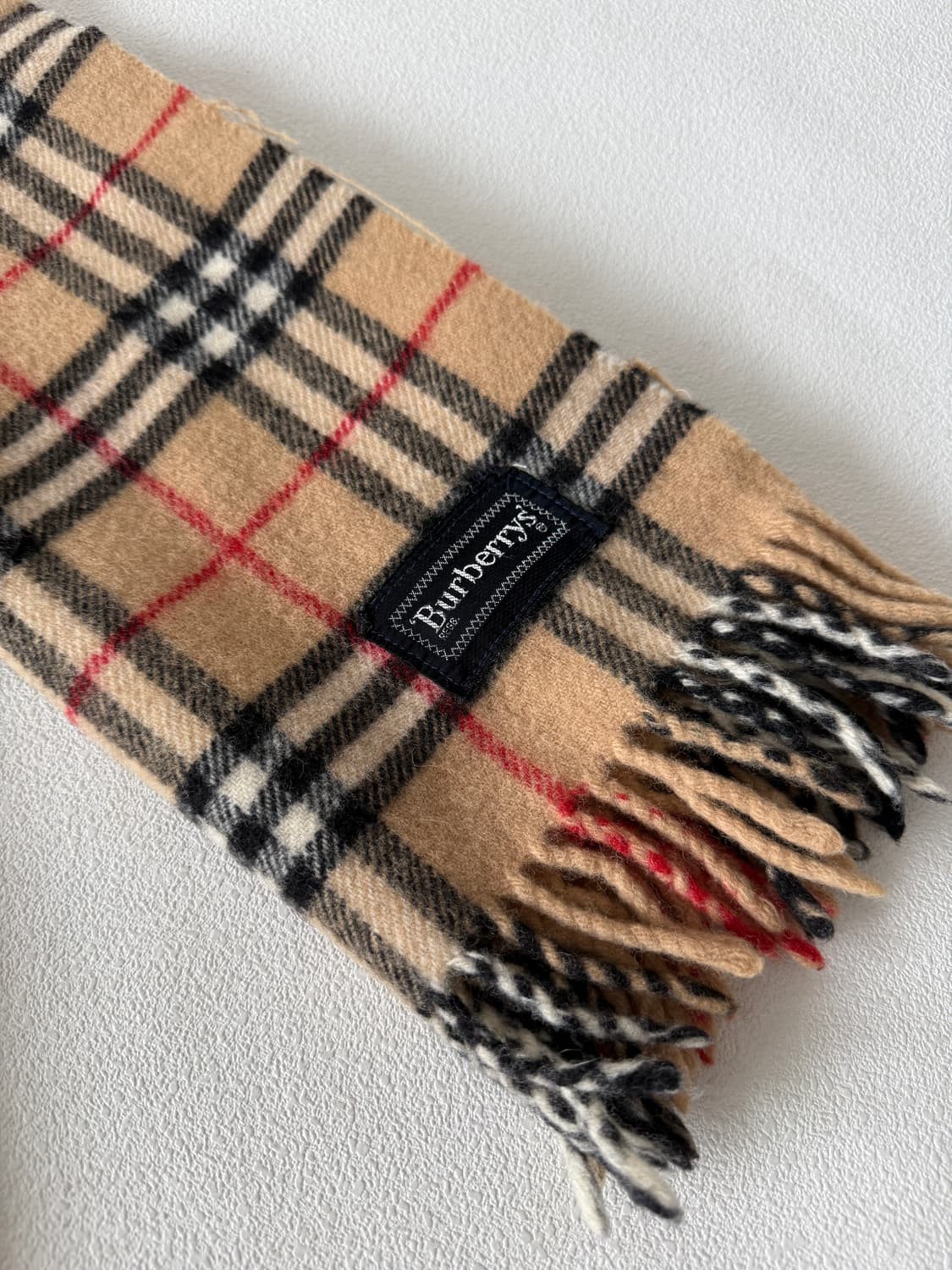 버버리(Burberry) 체크 울 머플러(JAPAN) 상품이미지4