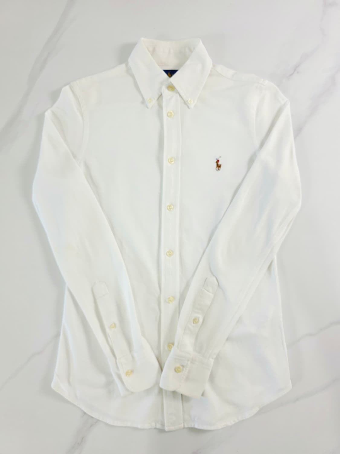 Polo Ralph Lauren / PK 소재 화이트 셔츠 상품이미지1