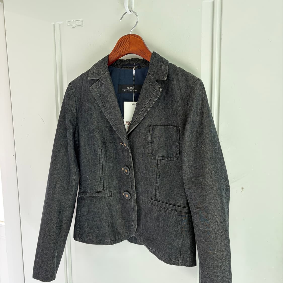 막스마라 위켄드 빈티지 3B 코튼자켓 M 상품이미지4