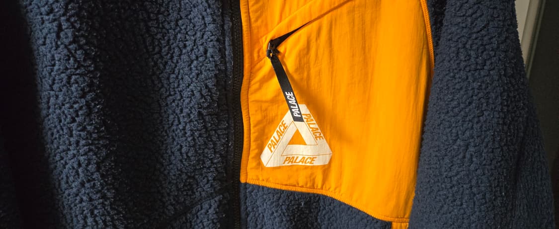 팔라스 Palace 플리스 자켓 L 네이비/옐로우 상품이미지3