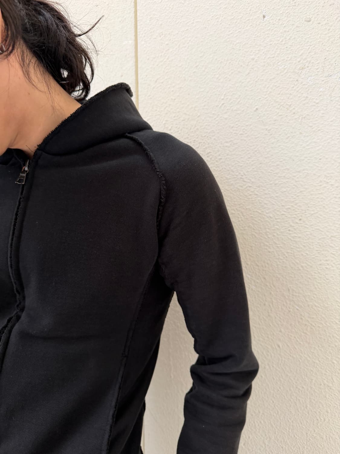 WJK Distressed riri Zip Hoodie 상품이미지4