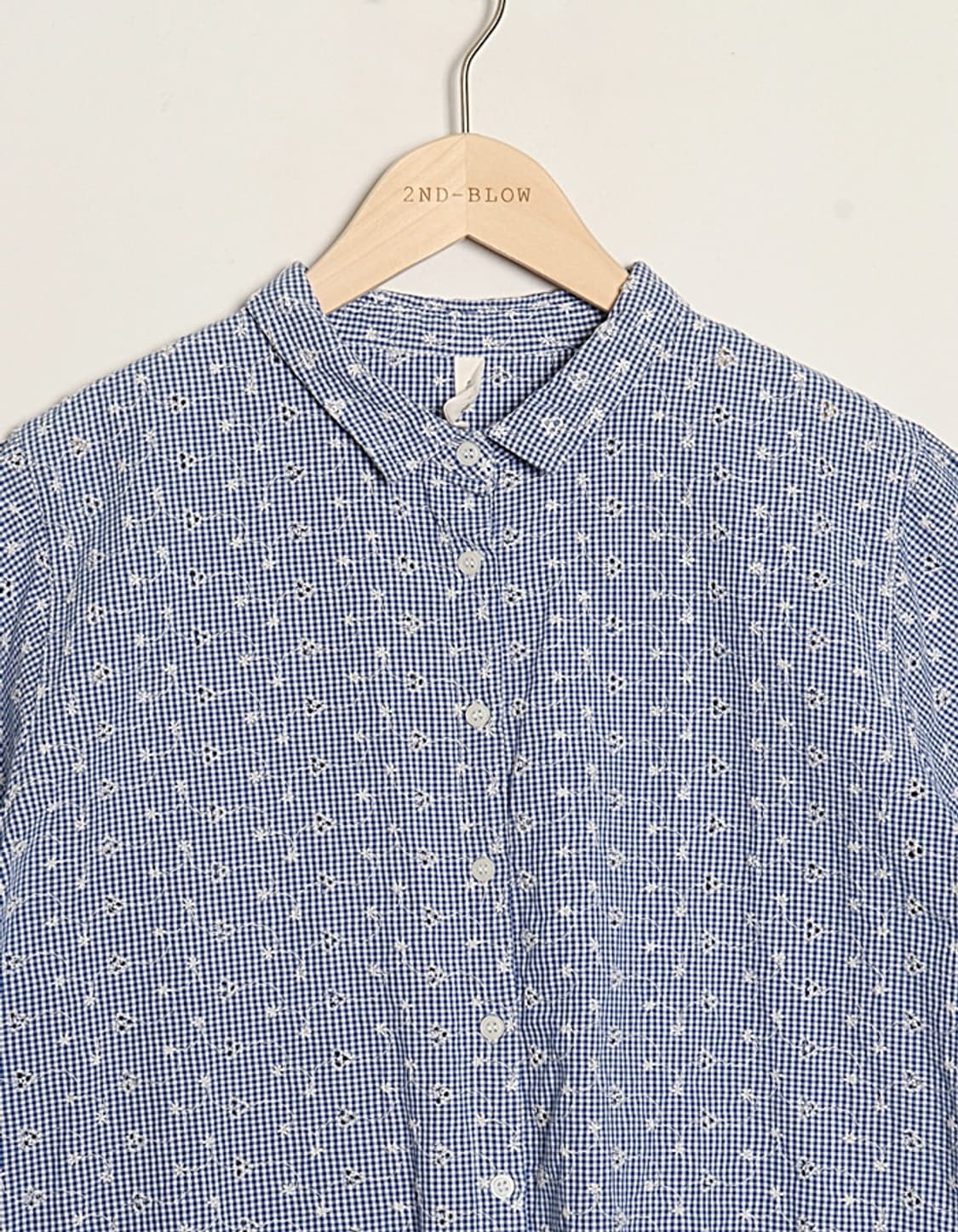 cloudnine Eyelet Check Shirts 상품이미지2