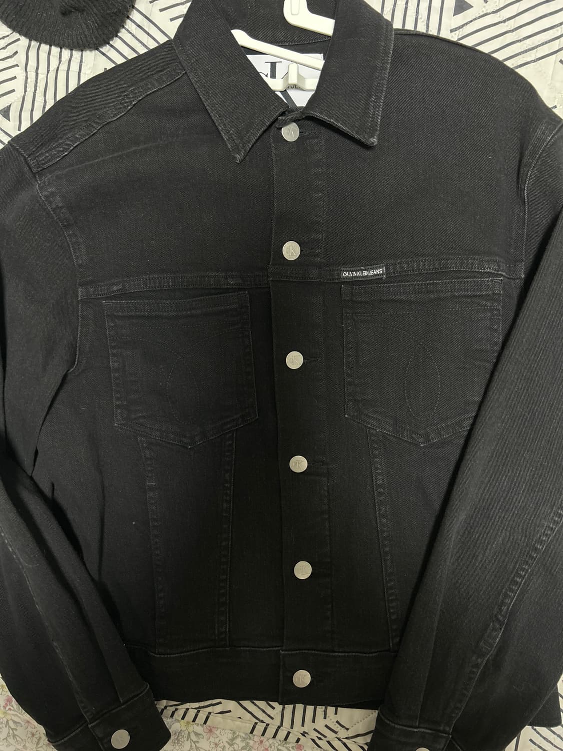 (S) 캘빈클라인 청자켓 블랙 상품이미지1