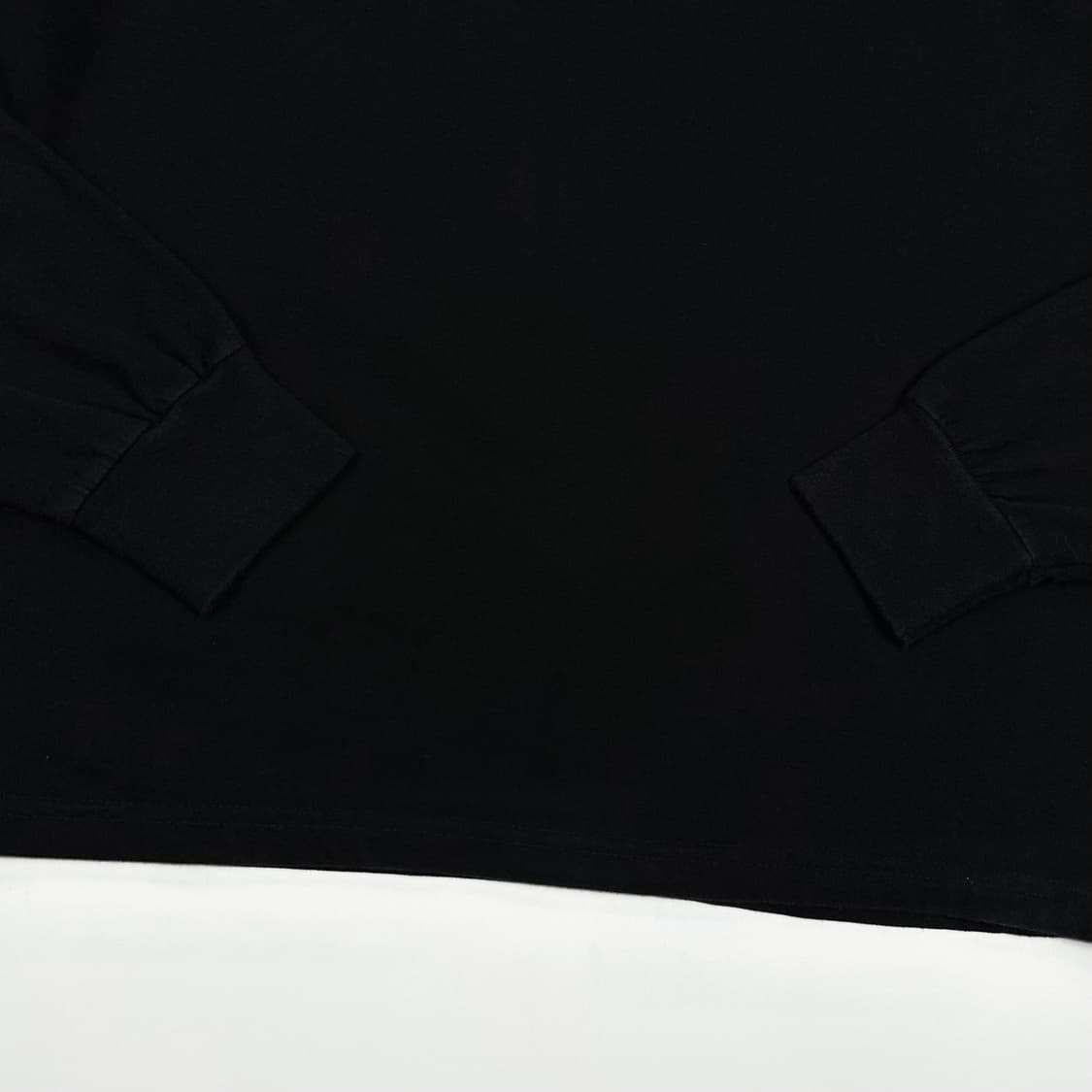 스투시 백로고 베이직 롱슬리브 블랙 M 상품이미지5