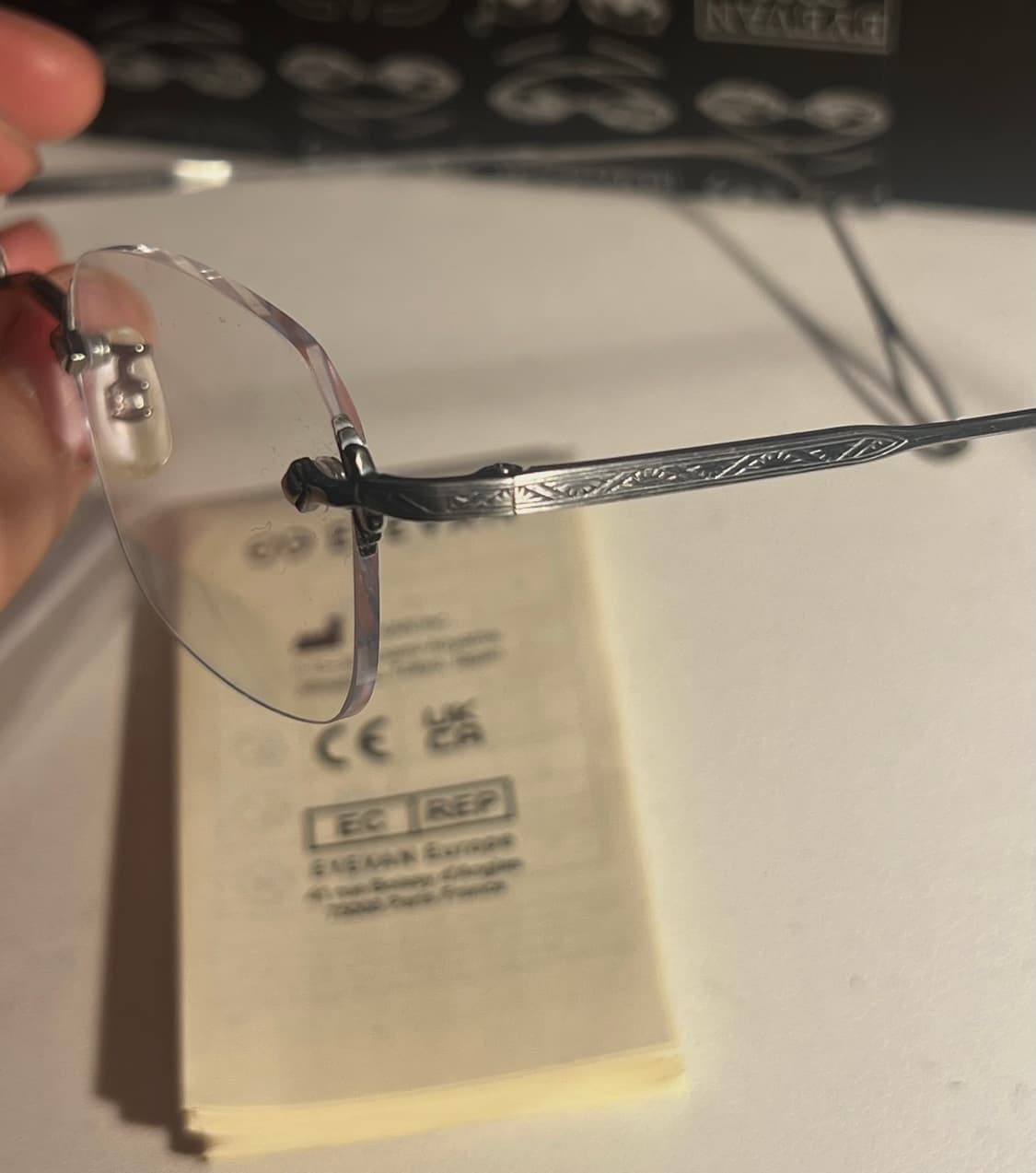 아이반 7285 eyevan - orbit 오르빗 무테안경 새제품 상품이미지4