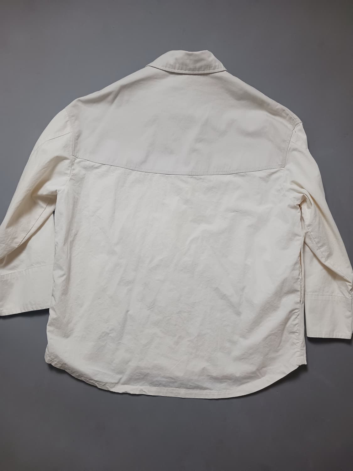 [프리] 스타일엠 투톤 셔츠형 자켓 오버핏 상품이미지5