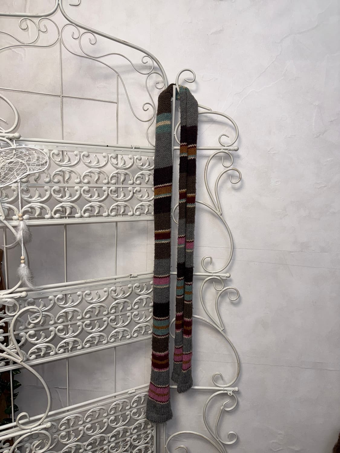 Kookaï stripe wool cardigan muffler set 상품이미지8