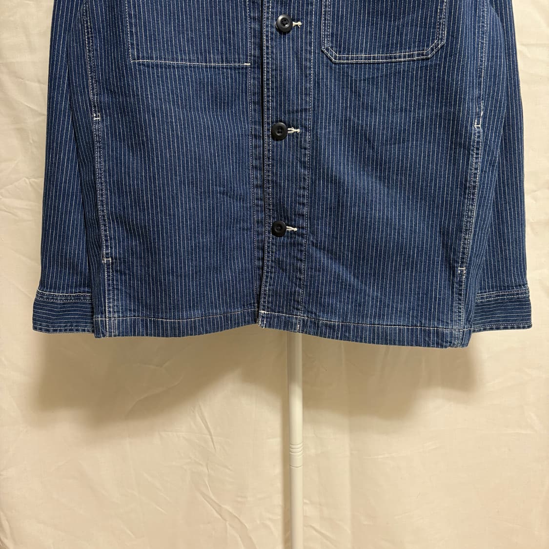 유니클로 히코리 데님 워크자켓 / 블루, M 상품이미지3