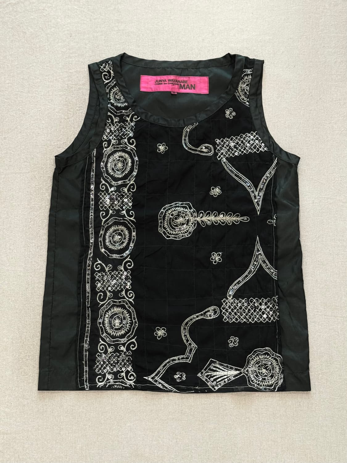 준야와타나베 05ss 스팽글 슬리브리스 상품이미지1