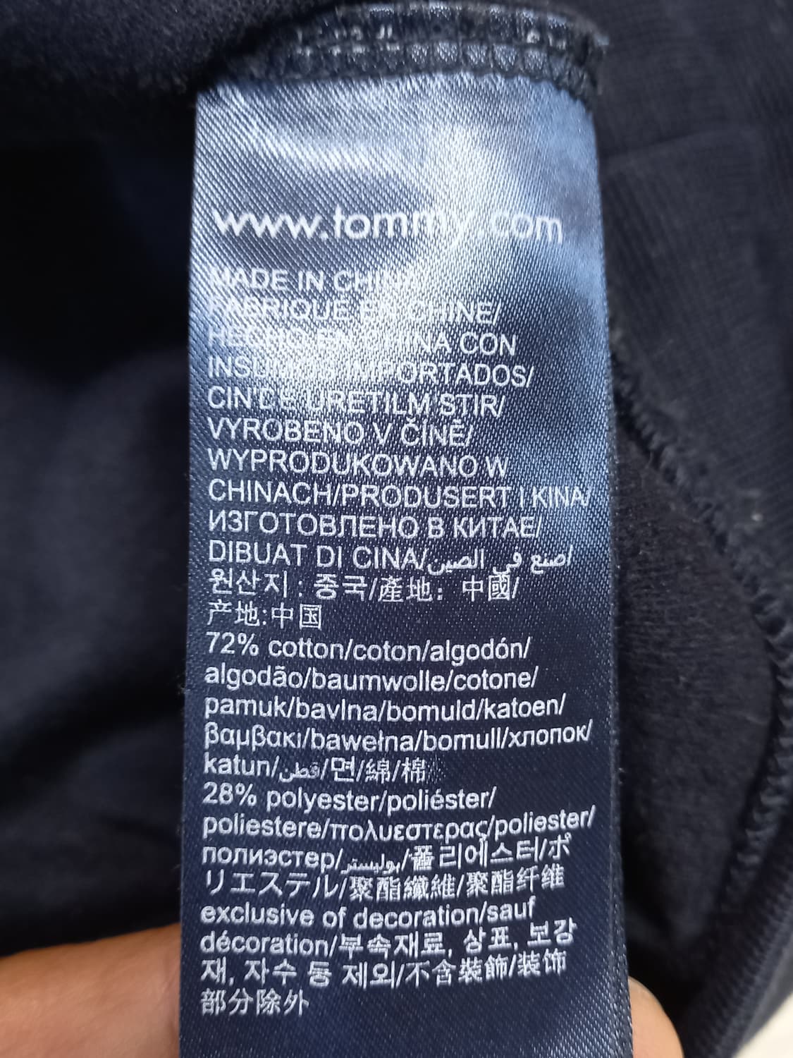 2XL110 Tommy&Hilfiger 맨투맨 네이비 2XL-234 상품이미지6