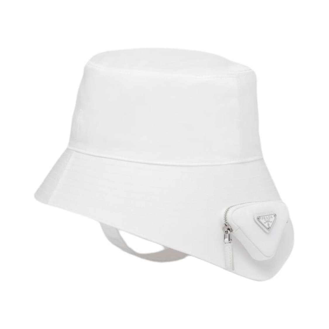 새상품 프라다 리나일론 버킷햇 XL 사이즈 화이트 컬러 상품이미지2