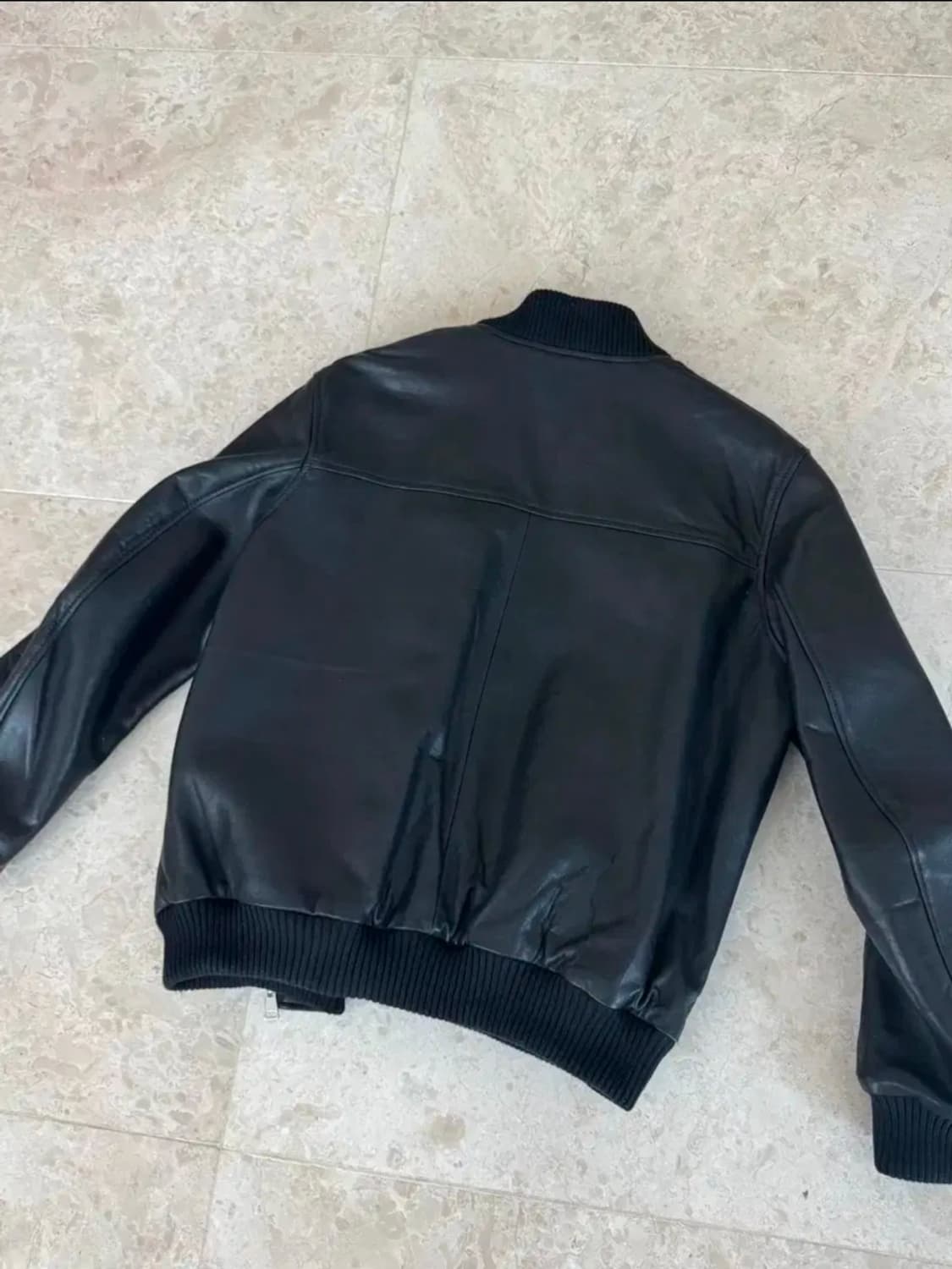 데우스 레더자켓 (썬더 램스킨 봄버 자켓) XXL 상품이미지4