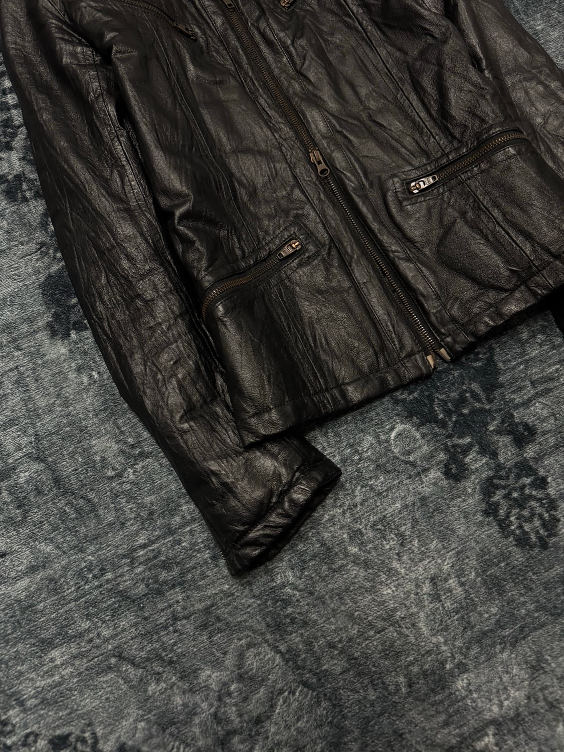 Jackrose 00s archive leather wolf jacket 상품이미지4