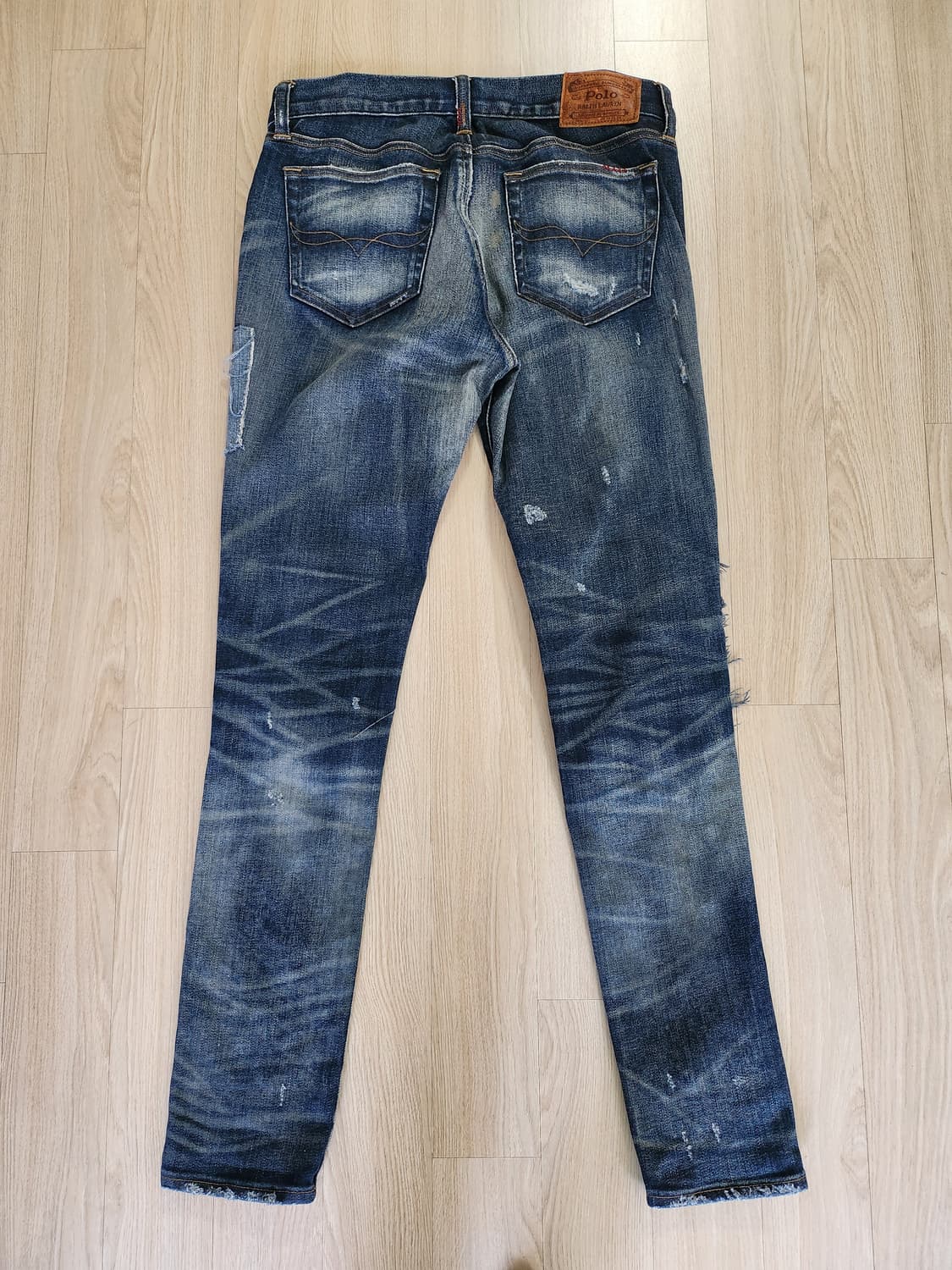 폴로워싱패치 청바지(30 상품이미지7