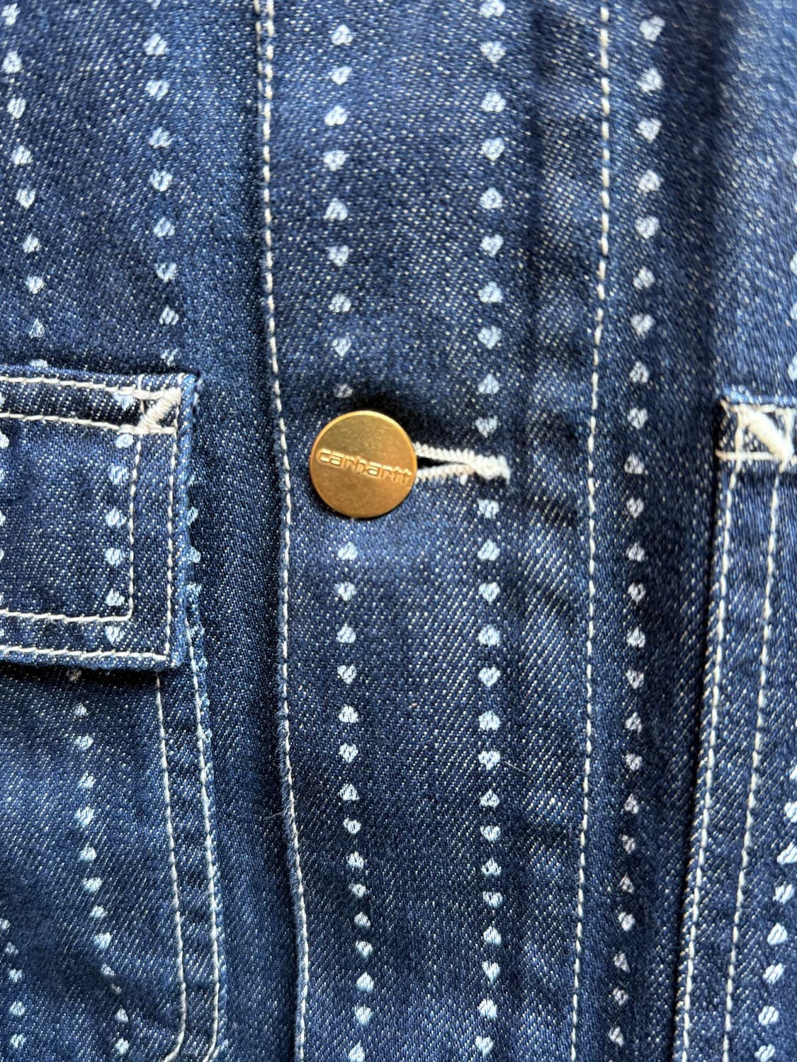 칼하트 데님 스트라이프 자켓 상품이미지3