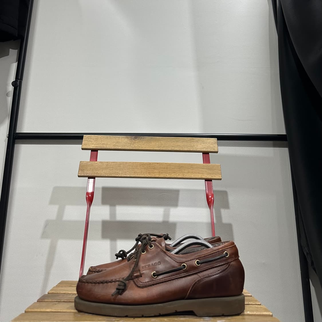 UK7) 세바고 로퍼 남성 남자 구두 보트 슈즈 브라운  상품이미지3