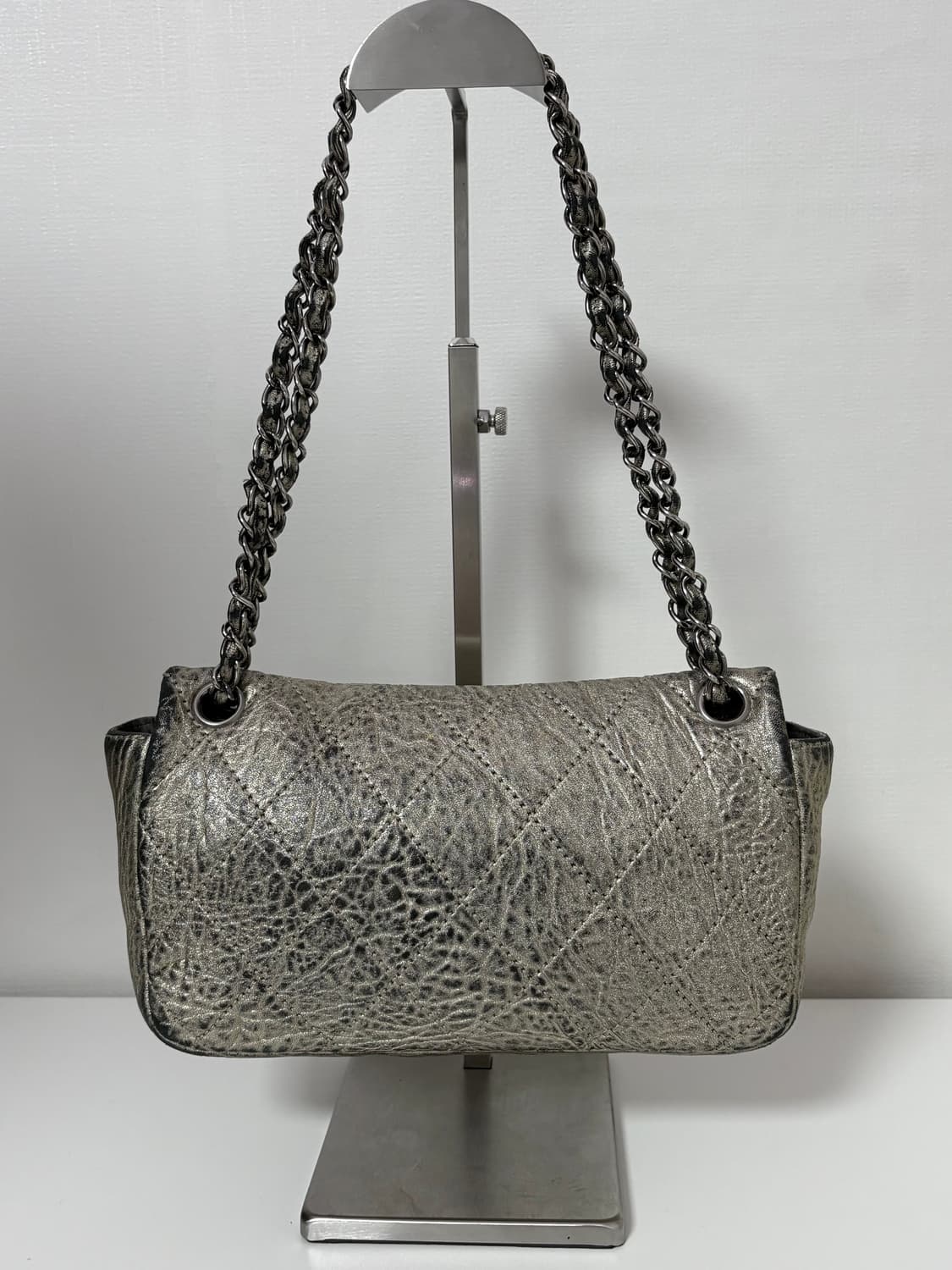 샤넬 클래식 빈티지실버 체인 숄더백 상품이미지7