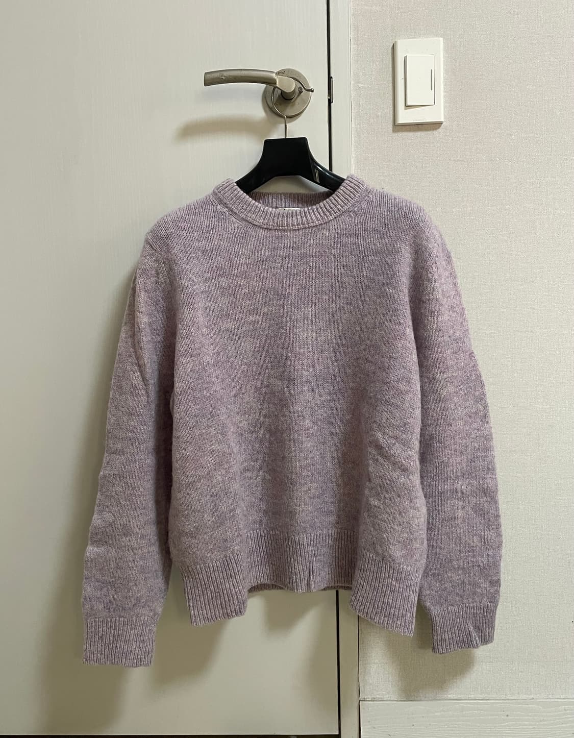 XL) 아크네 스튜디오 카이 니트 핑크 라벤더 아크네 명작 스웨터 상품이미지3