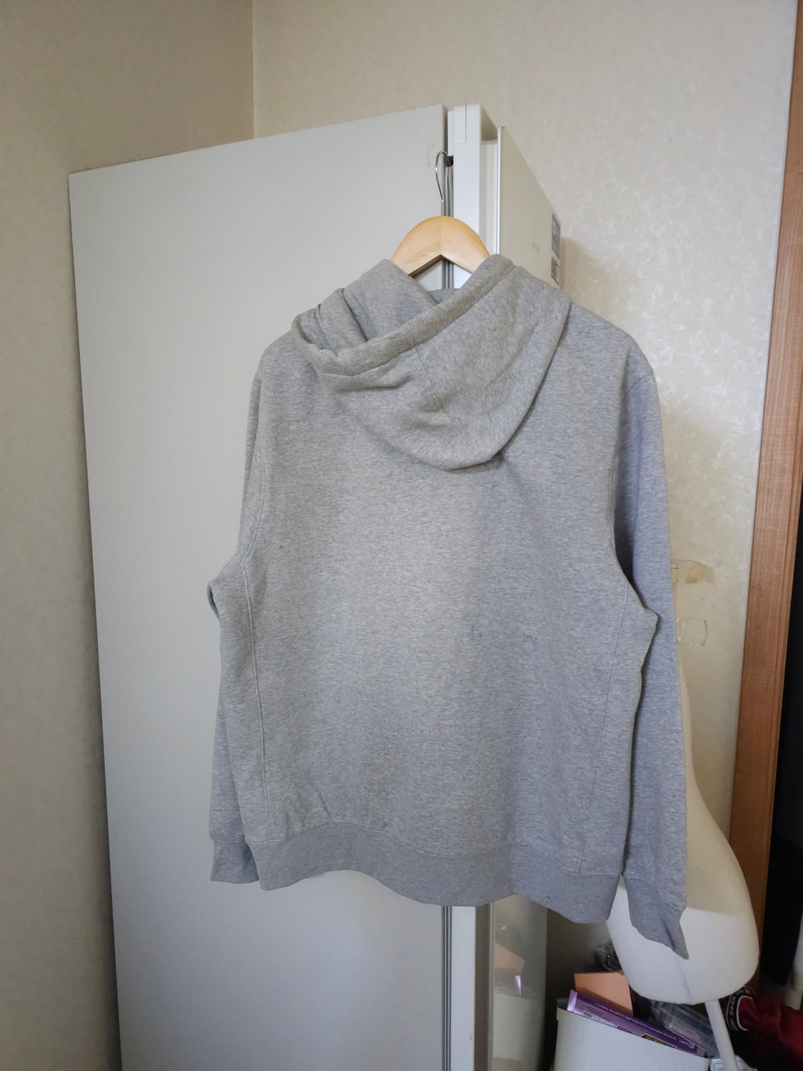 새상품)나이키 스우시 기모 후드티 상품이미지3