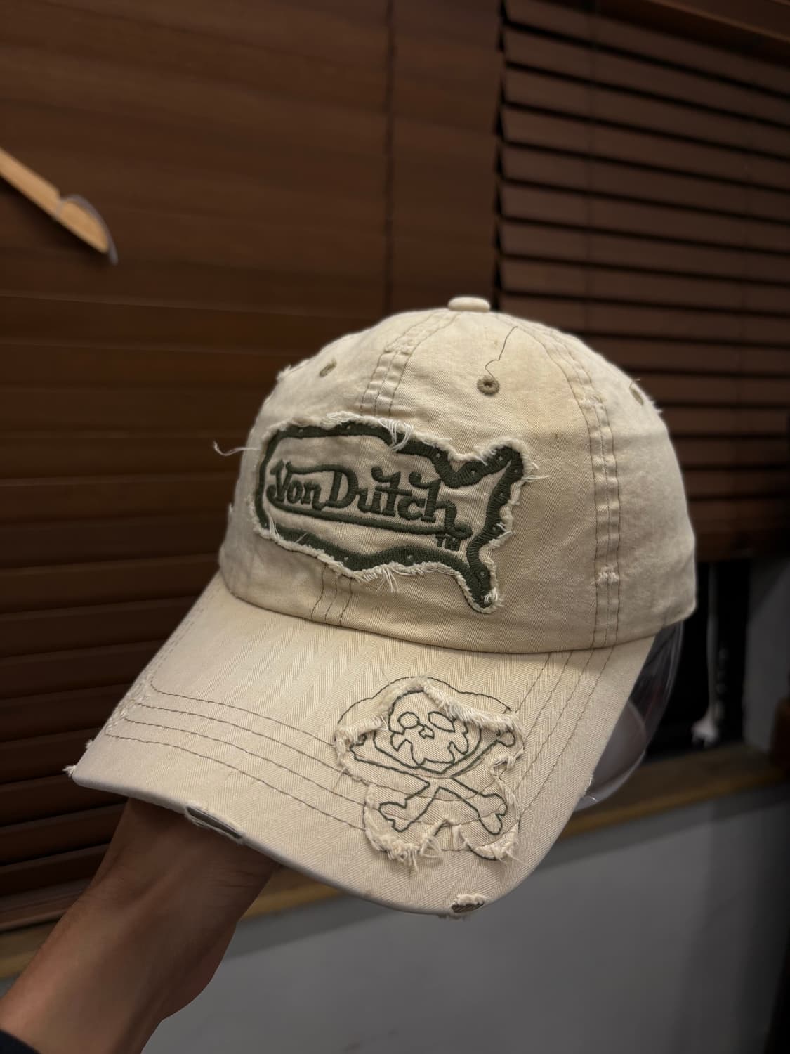 VonDutch 본더치 베이지 볼캡 모자 상품이미지1