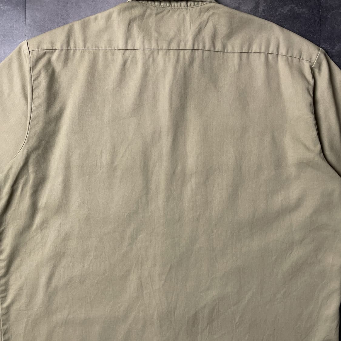 DICKIES 디키즈 빈티지 베이지 플랩포켓 반팔 워크 셔츠 A01029 상품이미지8