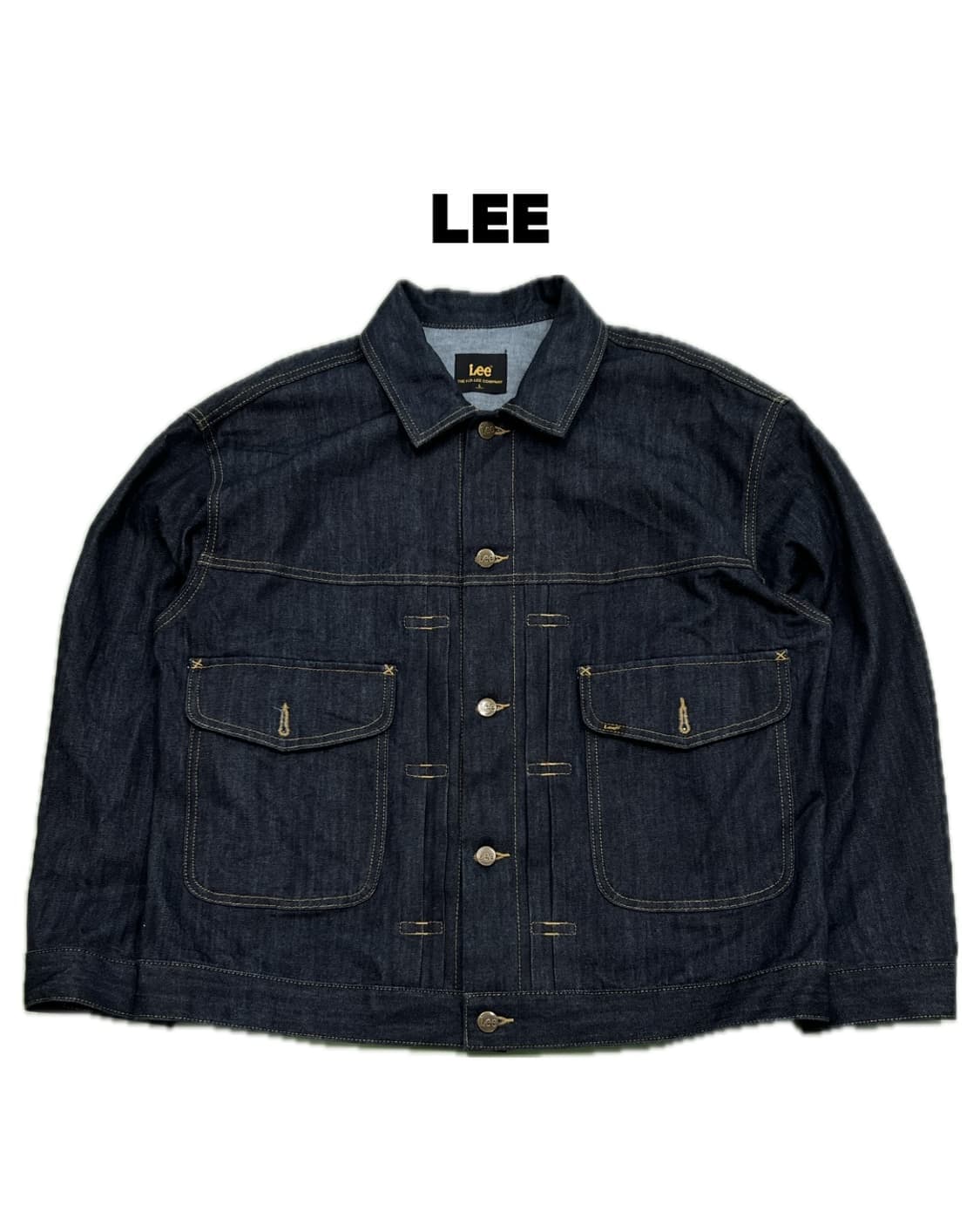 (L) LEE 생지 데님 코듀라 자켓 상품이미지1