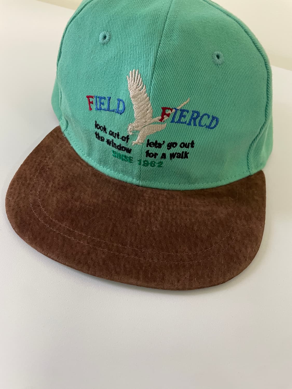 빈티지 field fiercd 스웨이드 투톤 트러커 캡  상품이미지2
