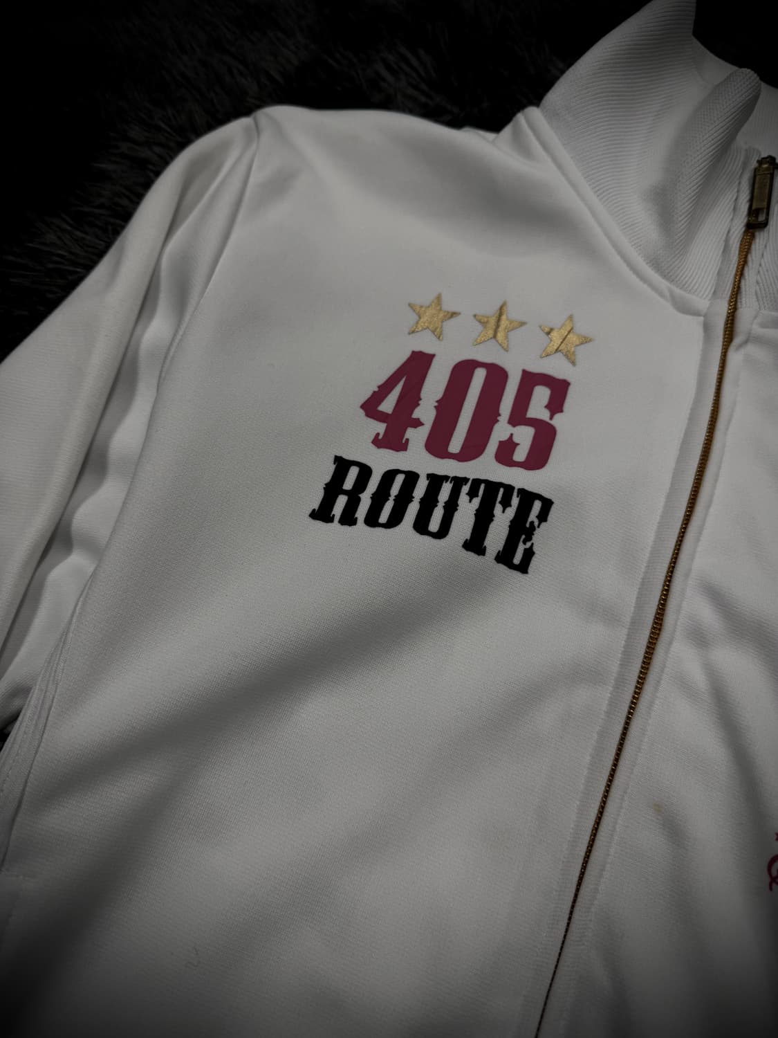 마리화나 그래픽 레터링 하이넥 트랙탑 상품이미지4