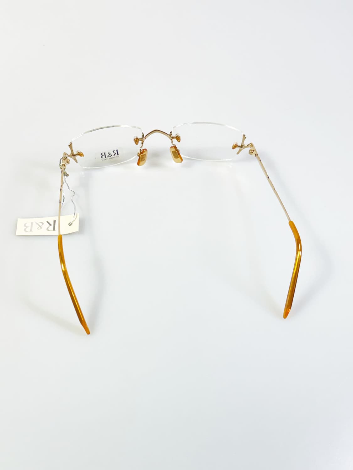 R&B EYEWEAR 골드 무테 스퀘어 메탈 빈티지 안경 상품이미지6