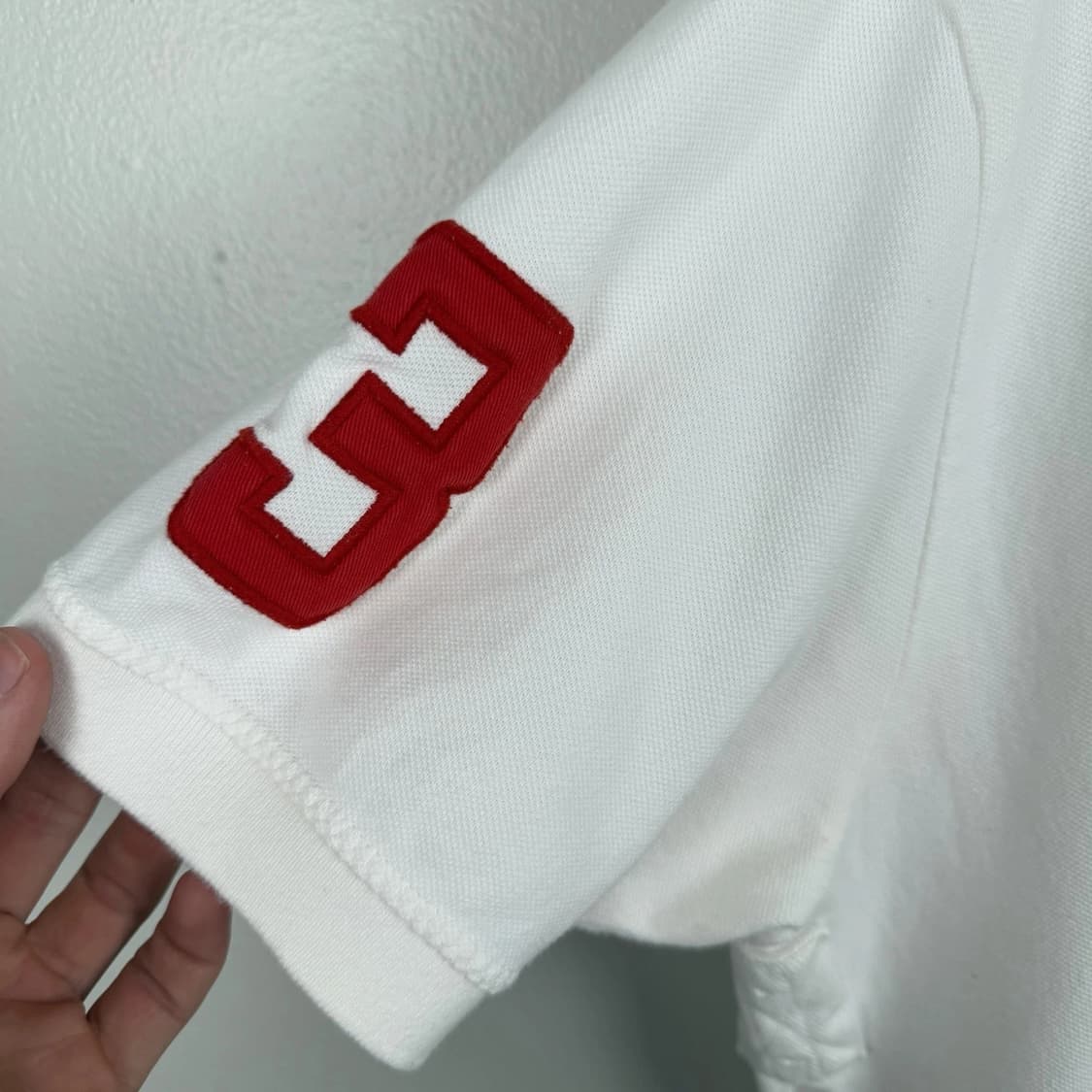 폴로 랄프로렌 빅포니 카라티 화이트 네이비 상품이미지5