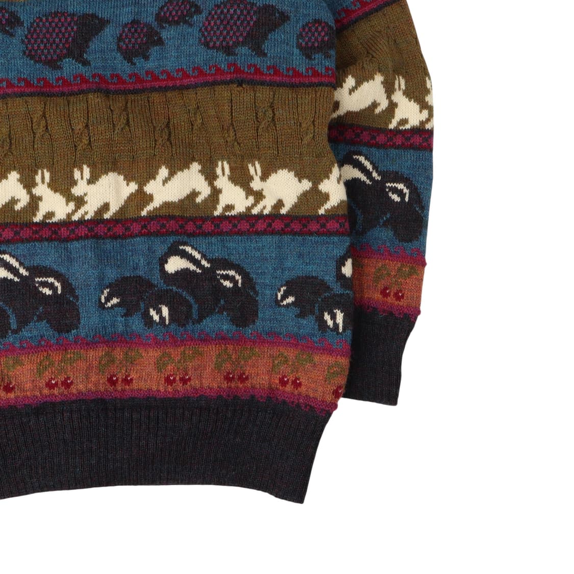 90s Concept 브리티안 울 니트웨어 가디건 상품이미지7