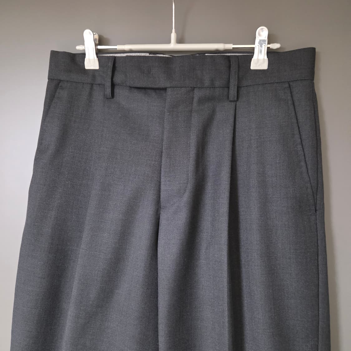 [1] 어나더오피스 레거시 울 트라우저 차콜 / 다크그레이 슬랙스 팬츠 상품이미지3